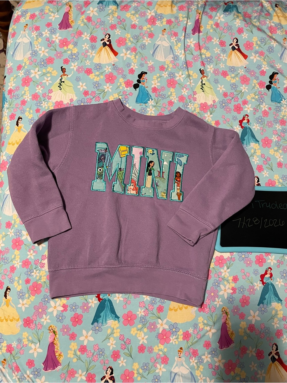Little Sleepies Custom Disney “Mini” Sweatshirt